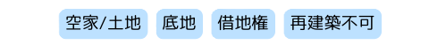 不動産,買取,空き家,再建築不可,底地,借地権