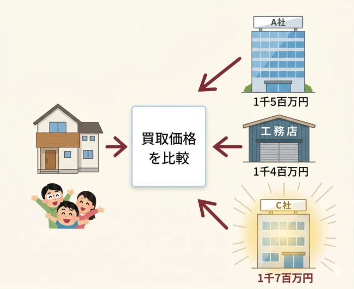 不動産買取,価格,比較